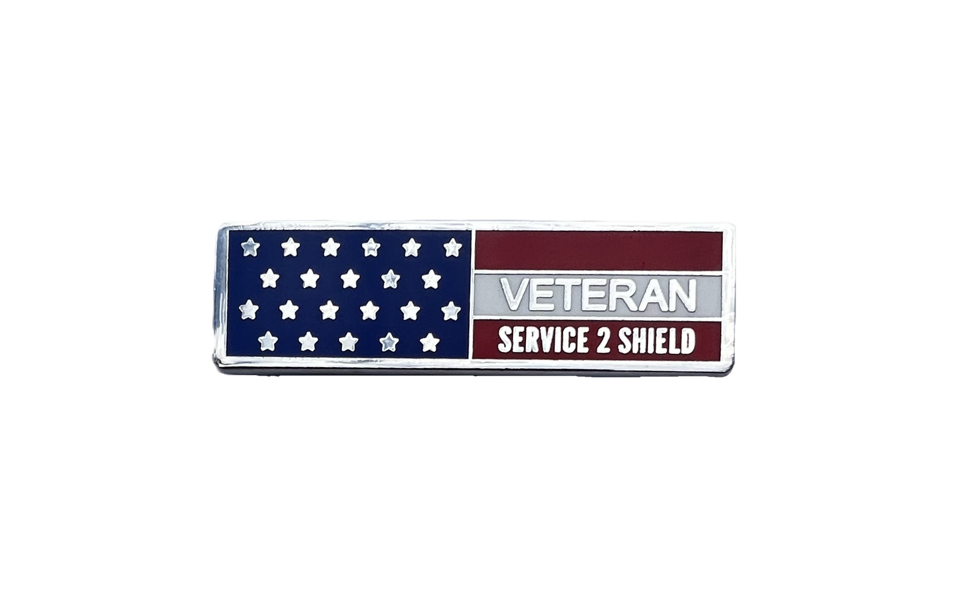 Service 2 Shield Veteran Lapel